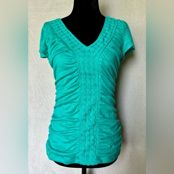 Ladies Teal Top - Picture 1 of 4